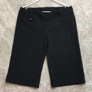 *Royalty Cropped Black Dress Pant